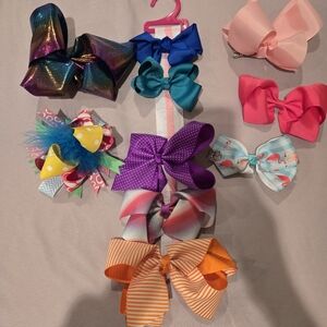 Lot of 10 girls hair bows